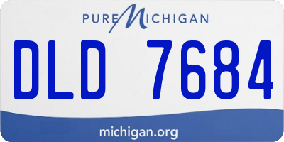 MI license plate DLD7684