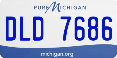 MI license plate DLD7686
