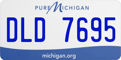 MI license plate DLD7695