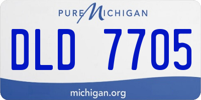 MI license plate DLD7705