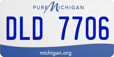 MI license plate DLD7706
