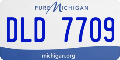 MI license plate DLD7709