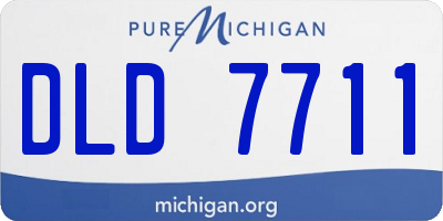 MI license plate DLD7711