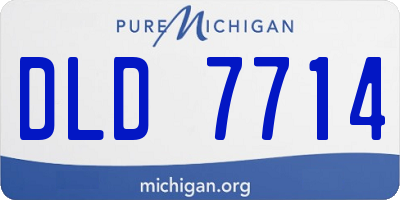 MI license plate DLD7714