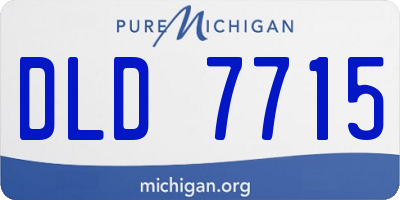 MI license plate DLD7715