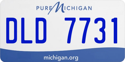 MI license plate DLD7731