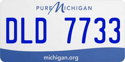 MI license plate DLD7733