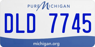 MI license plate DLD7745