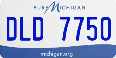 MI license plate DLD7750