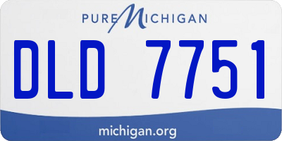 MI license plate DLD7751