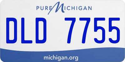 MI license plate DLD7755