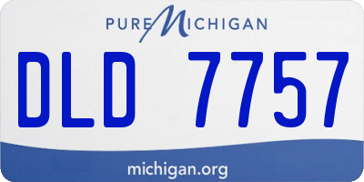 MI license plate DLD7757