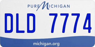 MI license plate DLD7774
