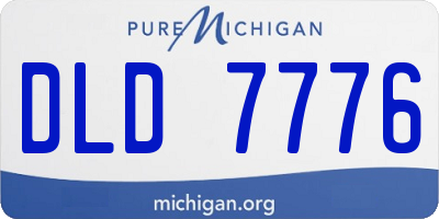 MI license plate DLD7776