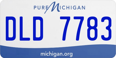 MI license plate DLD7783