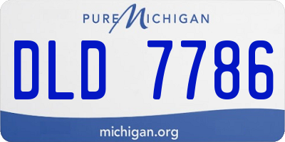 MI license plate DLD7786