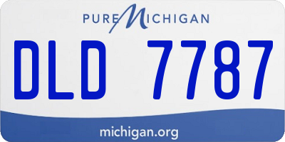 MI license plate DLD7787