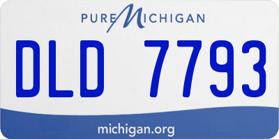 MI license plate DLD7793