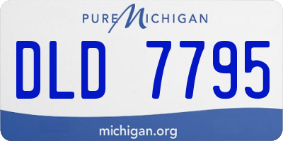 MI license plate DLD7795