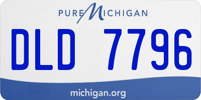 MI license plate DLD7796