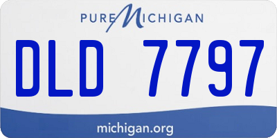 MI license plate DLD7797