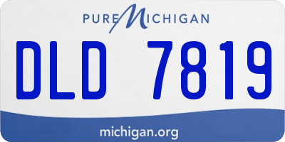 MI license plate DLD7819