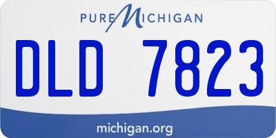 MI license plate DLD7823