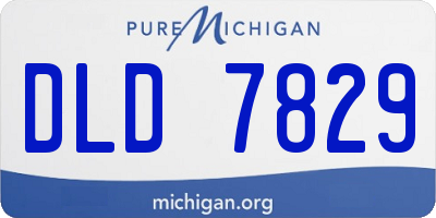 MI license plate DLD7829
