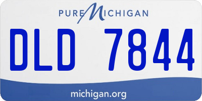 MI license plate DLD7844