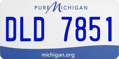 MI license plate DLD7851