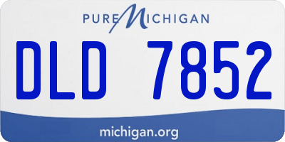 MI license plate DLD7852