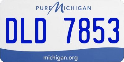 MI license plate DLD7853