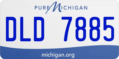 MI license plate DLD7885