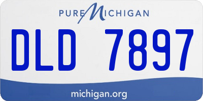 MI license plate DLD7897