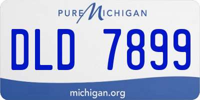 MI license plate DLD7899