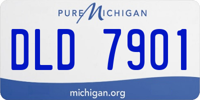 MI license plate DLD7901