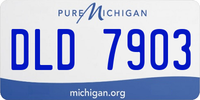 MI license plate DLD7903