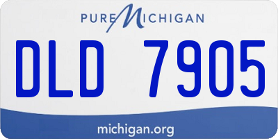 MI license plate DLD7905