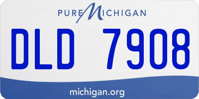 MI license plate DLD7908