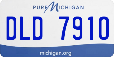 MI license plate DLD7910
