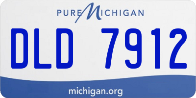 MI license plate DLD7912