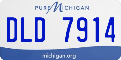 MI license plate DLD7914