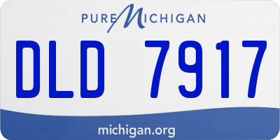 MI license plate DLD7917