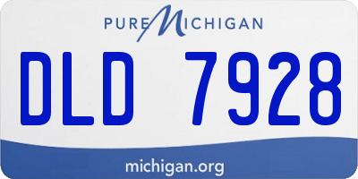 MI license plate DLD7928
