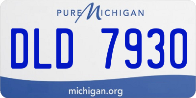 MI license plate DLD7930