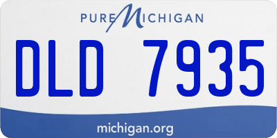 MI license plate DLD7935