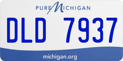 MI license plate DLD7937