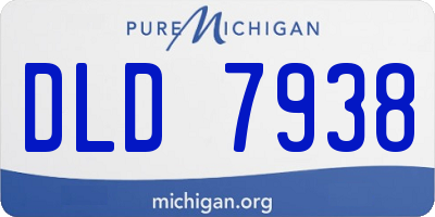 MI license plate DLD7938