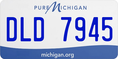 MI license plate DLD7945