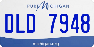 MI license plate DLD7948